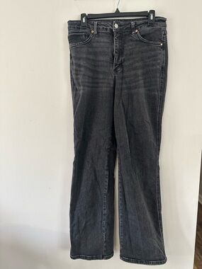 Judy Blue Washed Black Straight Leg Jeans